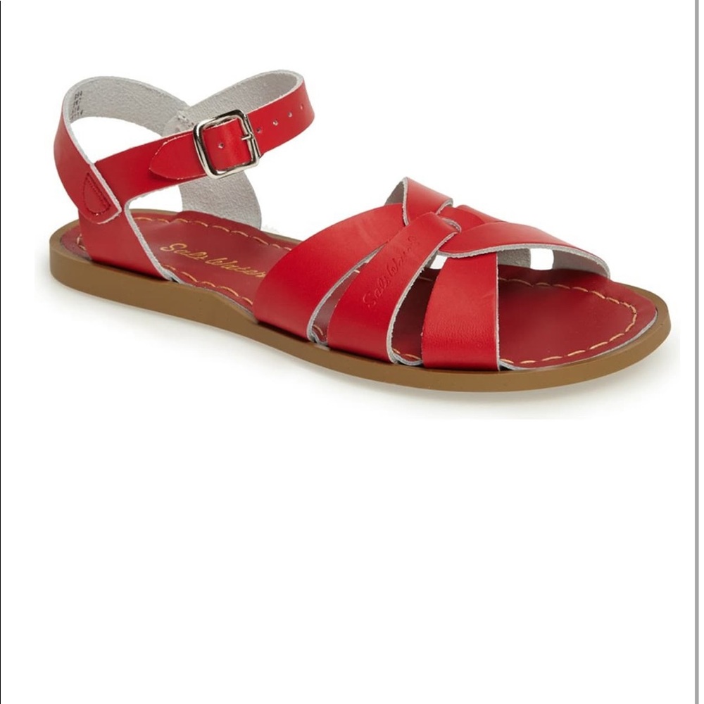 Salt Water sandals red